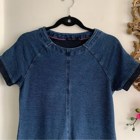 BLUE SHIRT DRESS - Picture 7 of 11